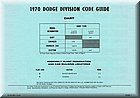 Image: P1 1970 D Code List